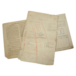 Aircraft Servicing Forms, Spitfire & Tiger Moth, Royal Air Force