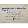 Goggles, Type E-1, Dark Adaptation, Red Lenses, American Optical Company, in Box, 1943-1944