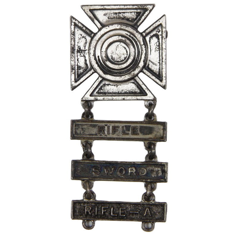 Badge, Sharpshooter, Rifle, Sword & Rifle-A