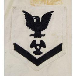 Jacket, Jumper, US Navy, MM3c Calvin Massey, USS Makin Island, Leyte, Iwo Jima, Okinawa