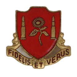 Crest, DUI, 29th Field Artillery Regiment, 4th Inf. Div., Normandy, Ardennes