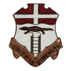 Crest, DUI, 6th Infantry Regiment, 1st Armored Division, North Africa, Italy