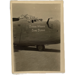 Photo, USAAF, B-24D, Nose Art, "Boogie Woogie Bomb Buggie"