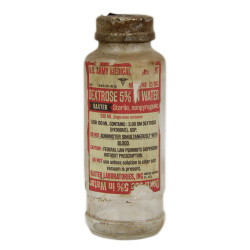 Bottle, Dextrose, Perfusion, US Army Medical Department, BAXTER LABORATORIES, Inc., 1943, 250ml