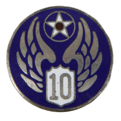 Crest, DUI, 10th Air Force, USAAF, PB