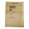 Journal, The Stars and Stripes, 8 novembre 1944, "Record Early Vote Cast"