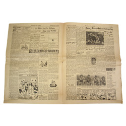 Journal, The Stars and Stripes, 8 novembre 1944, "Record Early Vote Cast"