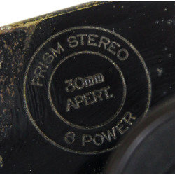 Binoculars, US Army Signal Corps, Bausch & Lomb Optical Co., with Compass-fitted Case, WWI