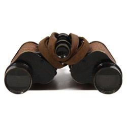 Binoculars, US Army Signal Corps, Bausch & Lomb Optical Co., with Compass-fitted Case, WWI