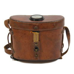 Binoculars, US Army Signal Corps, Bausch & Lomb Optical Co., with Compass-fitted Case, WWI