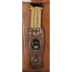 Binoculars, US Army Signal Corps, Bausch & Lomb Optical Co., with Compass-fitted Case, WWI