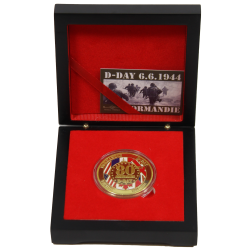 Box, Coin, Commemorative, 80th Anniversary of D-Day, 40mm