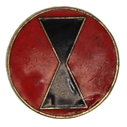 Crest, 7th Infantry Division, Okinawa, à épingle