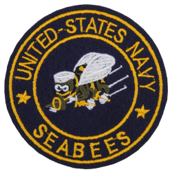 Patch de poitrine, US NAVY SEABEES