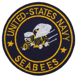 Patch, Pocket, US NAVY SEABEES