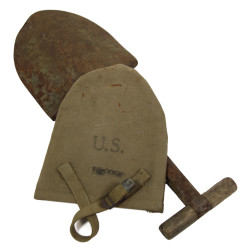 T-Shovel, M-1910, Shortened + Cover, BERKELEY BROS, INC. 1942