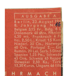 Magazine, Die Wehrmacht, 23 août 1944