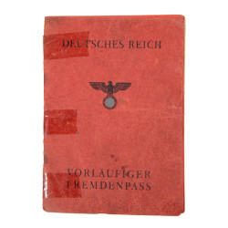 Passport, Temporary, German, Deutsches Reich, Léon Laîné, 1943