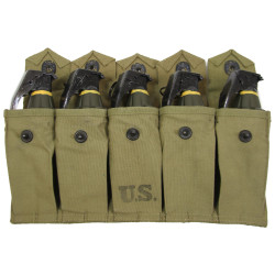 Porte-grenades, 5 compartiments, US Army,  J.Q.M.D. 1944