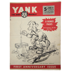 Magazine, YANK, June 25, 1943, First anniversary issue