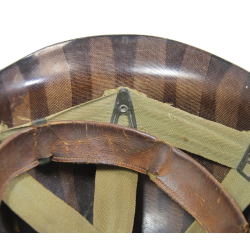 Sous-casque M1 (liner), FIRESTONE, A washers verts, COX Robert Oberer, US Navy