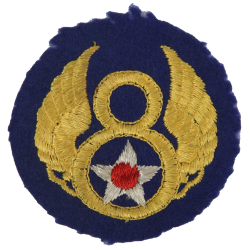 Insigne, 8th Air Force, USAAF, British Made, feutre
