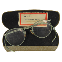 Eyeglasses, Pvt. Jay Oberholzer, WIA, ETO, 1944