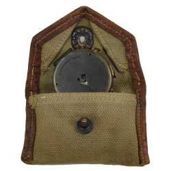 Compass, Brass, US Engineer Corps, CRUCHON & EMONS, with First-Aid Pouch, Modified