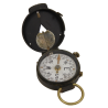 Compass, Brass, US Engineer Corps, CRUCHON & EMONS, with First-Aid Pouch, Modified