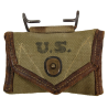 Compass, Brass, US Engineer Corps, CRUCHON & EMONS, with First-Aid Pouch, Modified
