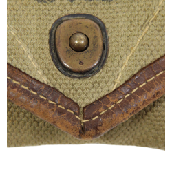Boussole en laiton, US Engineer Corps, CRUCHON & EMONS, avec pochette à pansement modifiée