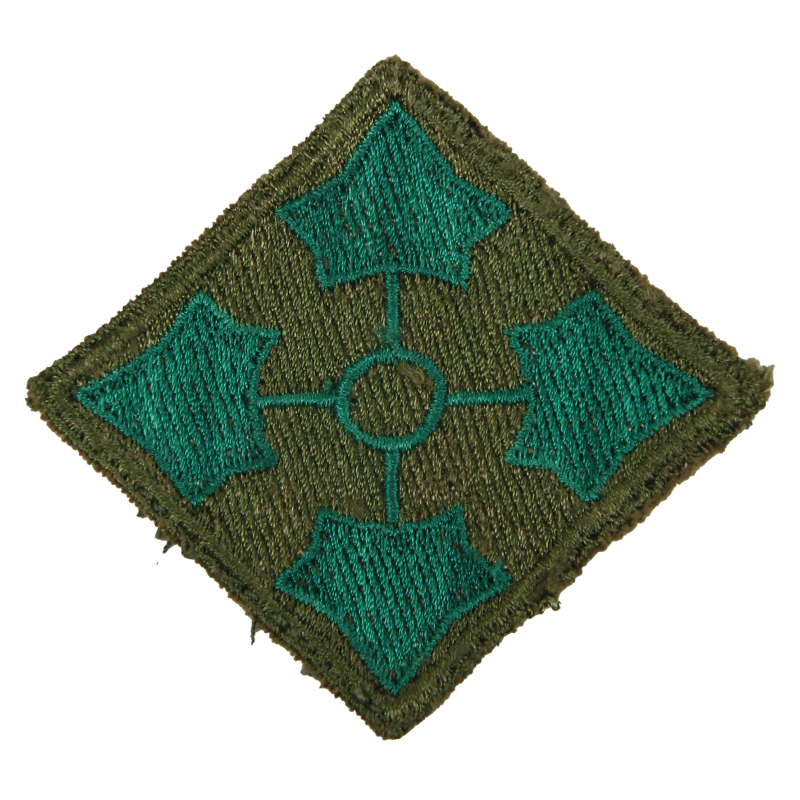 Insigne, 4th Infantry Division, twill Insigne, 4th Infantry Division, twill