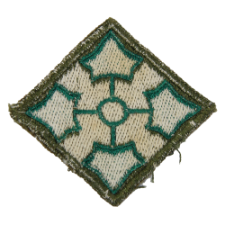 Insigne, 4th Infantry Division, twill