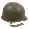 Casque M1, pattes fixes, liner FIRESTONE, 100th Naval Construction Bn., Seabees, PTO