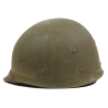 Casque M1, pattes fixes, liner FIRESTONE, 100th Naval Construction Bn., Seabees, PTO