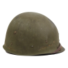 Casque M1, pattes fixes, liner FIRESTONE, 100th Naval Construction Bn., Seabees, PTO
