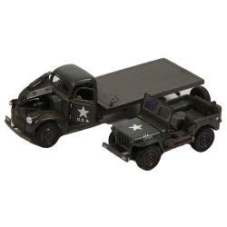 Chevy truck and Willys Jeep 1/32e