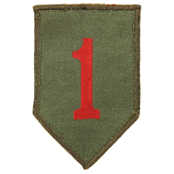 Patch, 1st Infantry Division, British Made