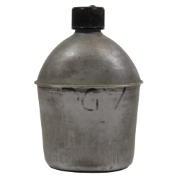 Canteen, US, Complete, with USMC Cover, P3, 1945