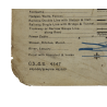 Carte britannique, TILLY-SUR-SEULLES, Normandie, 1943