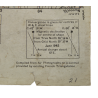 Carte britannique, TILLY-SUR-SEULLES, Normandie, 1943