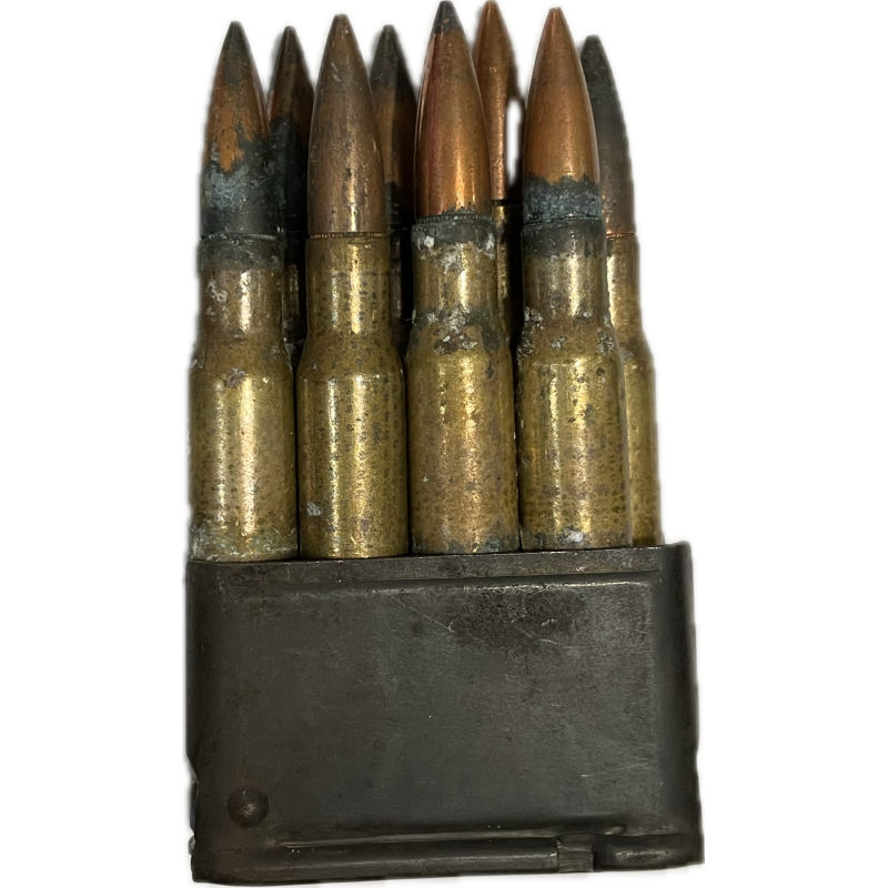 Clip, M1 Rifle, with WWII Dated Cartridges