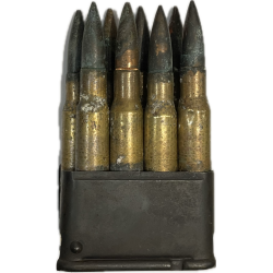 Clip, M1 Rifle, with WWII Dated Cartridges