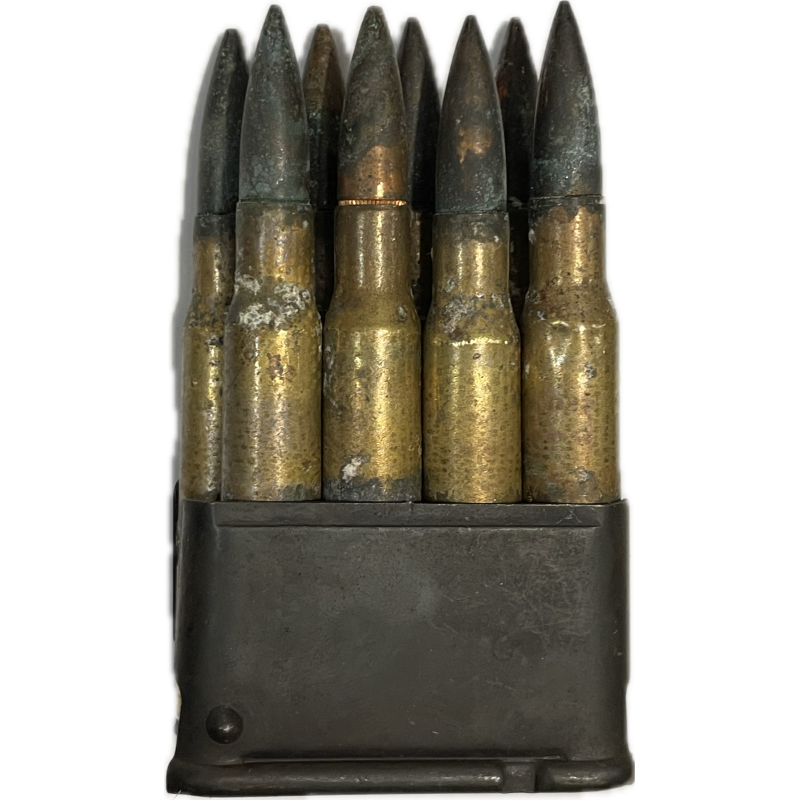 Clip, M1 Rifle, with WWII Dated Cartridges
