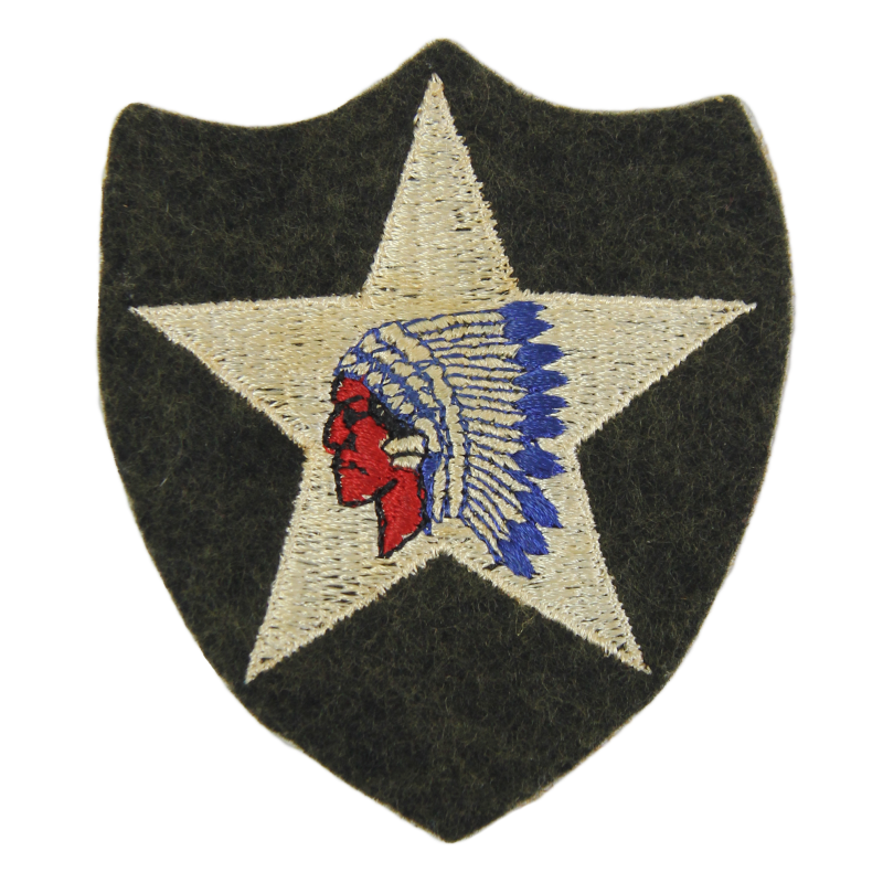 Insignia, 2nd Infantry Division, Early Production, Felt Insignia, 2nd Infantry Division, Early Production, Felt