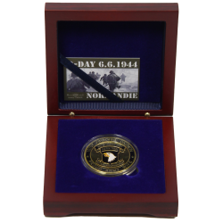 Box, 1 coin, commemorative, 101st Airborne Division, 40mm