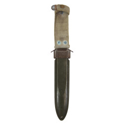 Knife, Trench, USM3, IMPERIAL on Blade, with USM8 Scabbard, 1st Type, Normandy