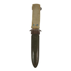 Knife, Trench, USM3, IMPERIAL on Blade, with USM8 Scabbard, 1st Type, Normandy