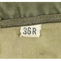 Veste M-1943, 1er type, US Army, taille 36R, matricule partiel