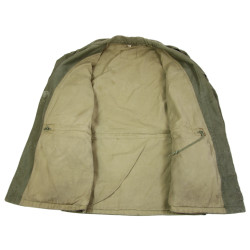 Veste M-1943, 1er type, US Army, taille 36R, matricule partiel